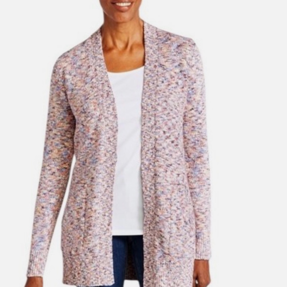 L.L. Bean Ragg Space Dyed Cardigan